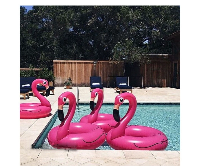 Vòng bơi người lớn vòng nổi inflatable dày unisex thiết bị flamingo nách phao cứu sinh trẻ em bơi lap