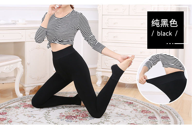 2017 mùa thu đông mới quần legging MM mới đặc biệt cộng với phân bón XL 200 cân chị béo cộng với quần nhung dày mặc phụ nữ quần đũi nữ