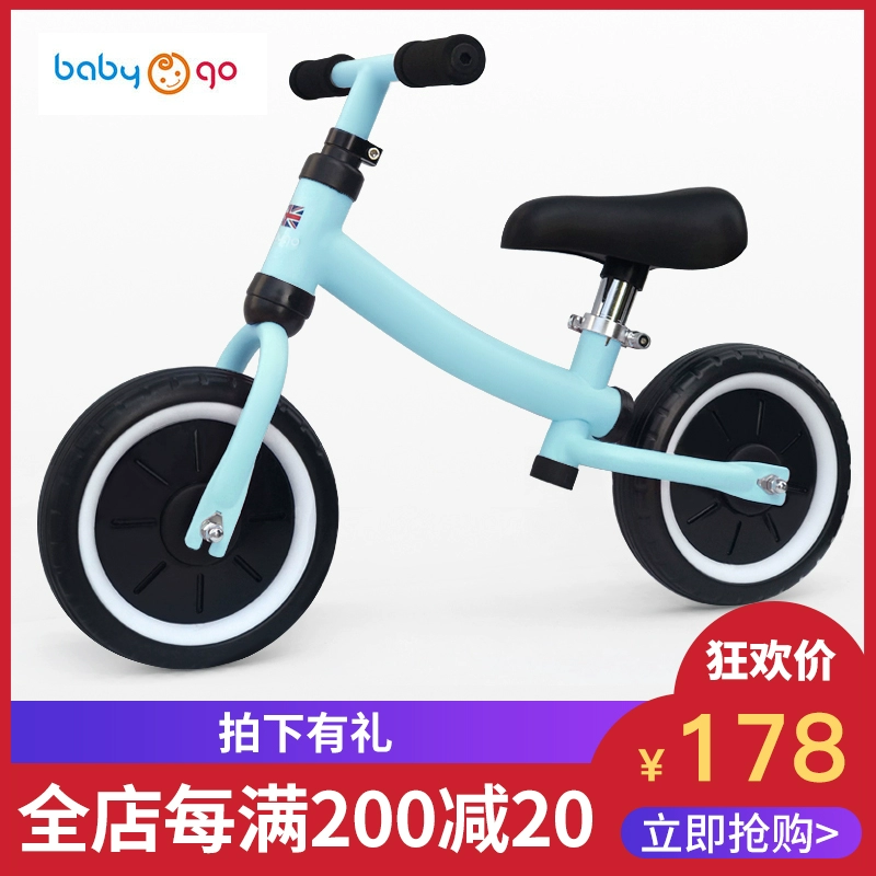 Xe bé cân bằng Anh Babygo 18 tháng đến 5 tuổi không có bàn đạp cho bé tập đi xe đạp trượt đồ chơi - Smart Scooter