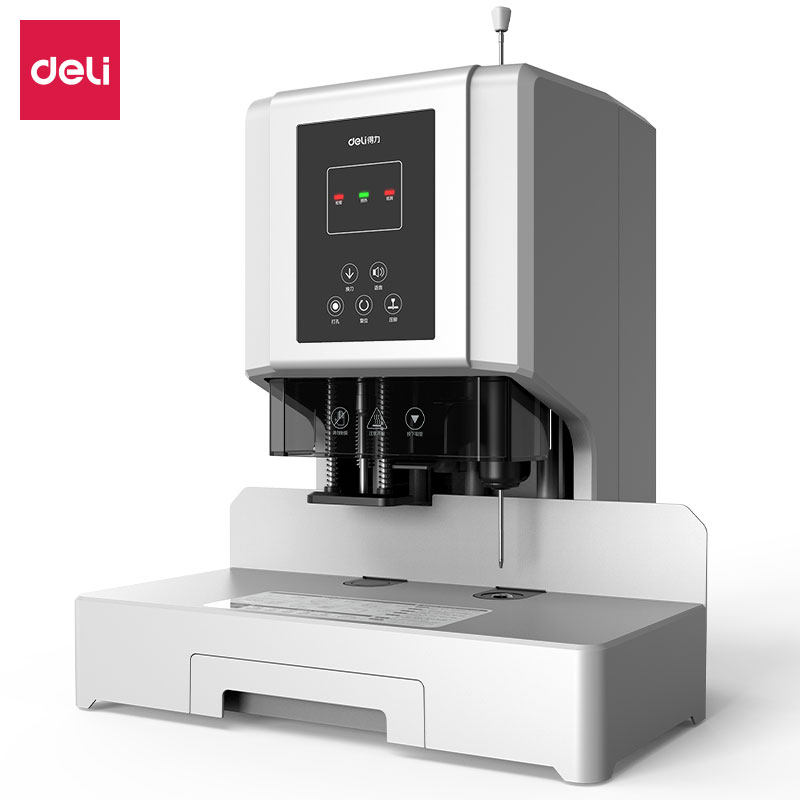 Able 14666 Finance Booking Machine Full Electric Punching Labor-saving Cross Laser Positioning 60MM Thickness Binding