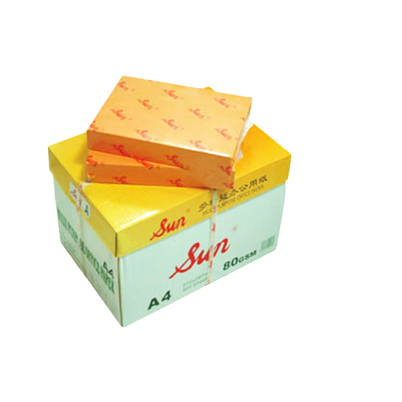 Sun A4A3 photocopy paper photocopy paper 80g70g10 packaging white paper draft paper office Guangdong whole box