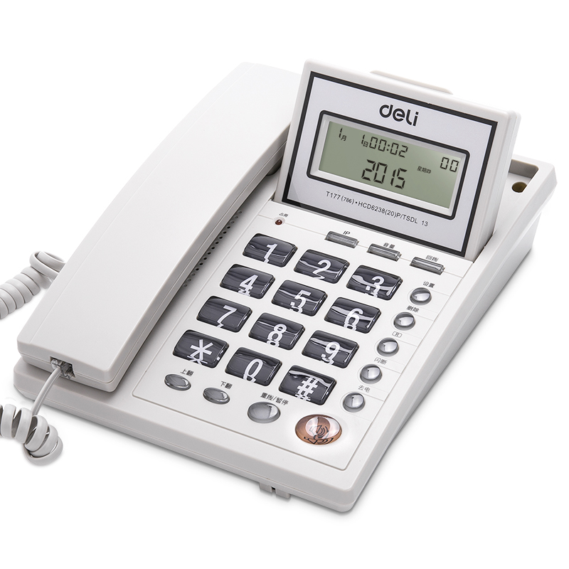 Powerful 786 telephone fixed rope seat type business home office caller ID can be extended for clear calls