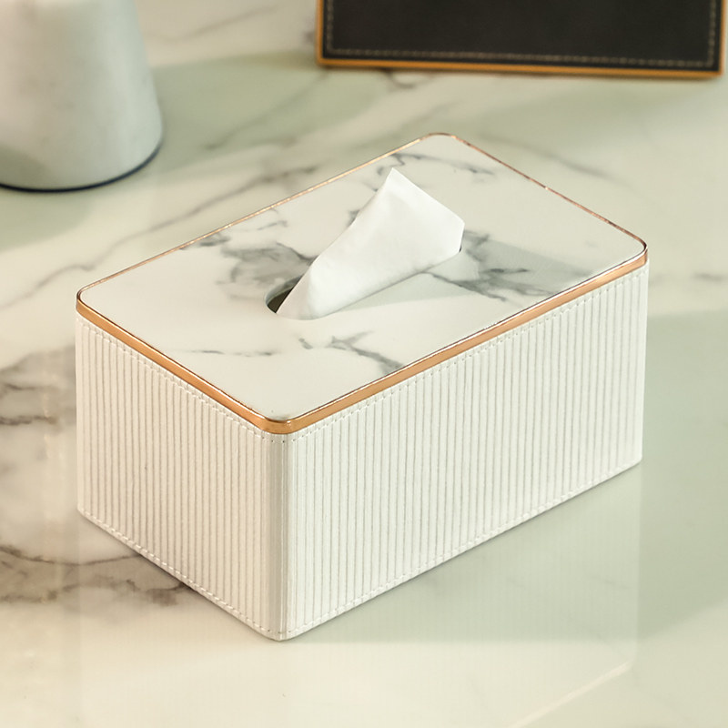 Tissue box living room high-end light luxury creative bedroom custom cute high-end dining table restaurant desktop home pumping paper box