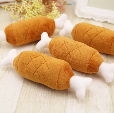 Đôi xương gà chân âm thanh đồ chơi thú cưng chó mèo đồ chơi cung cấp ý nghĩa BB dụng cụ đồ chơi cho chó to