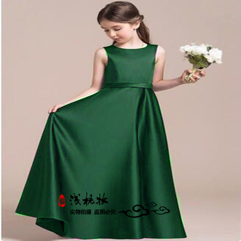 Mới màu tím đen trẻ em lớn ăn mặc cô gái mặc trang phục dàn nhạc piano trang phục quần áo trẻ em cho thấy mùa thu và mùa đông đầm trẻ em cao cấp