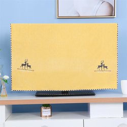 LCD TV 커버 방진 커버 거실 벽 장착 TV 방진 침실 TV 캐비닛 먼지 방지 방지 커버 천 덮개