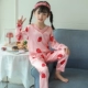 CFV Neck Long Set-Strawberry