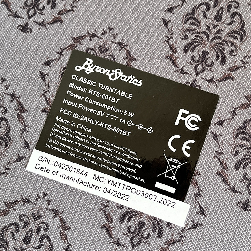 Виниловый проигрыватель 装逼送礼利器！出老美覆古黑胶唱片机3速内置立体声扬声手提箱