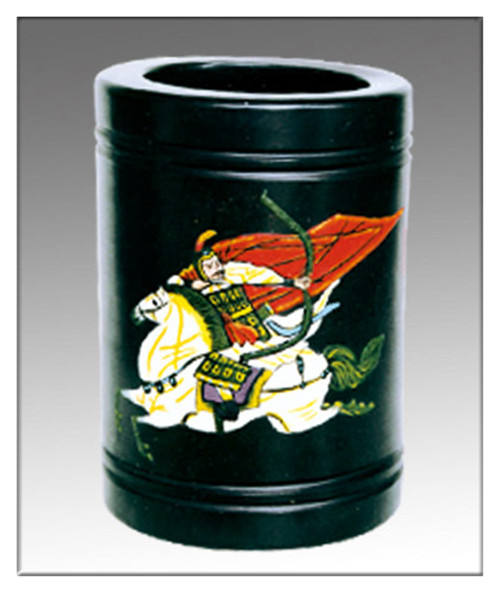 Summer promotion pottery ornaments Longshan black pottery-traditional handicrafts-study ornaments-painted pen holder
