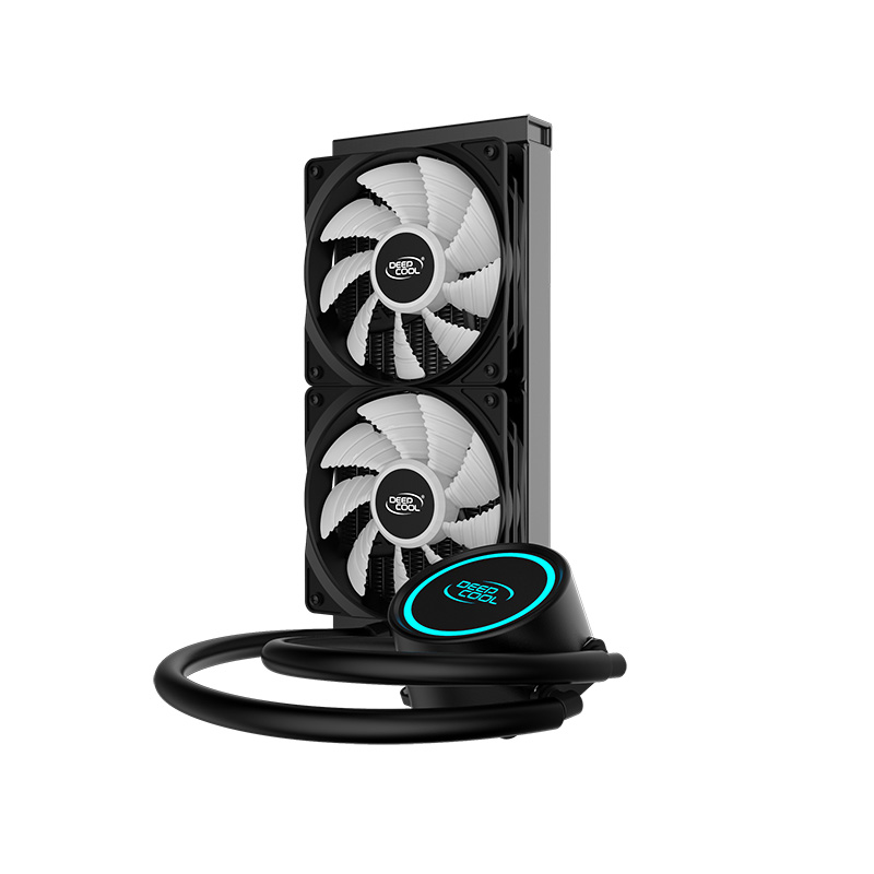 120/240rgb v2cpu water cooling integrated radiator, desktop silent fan