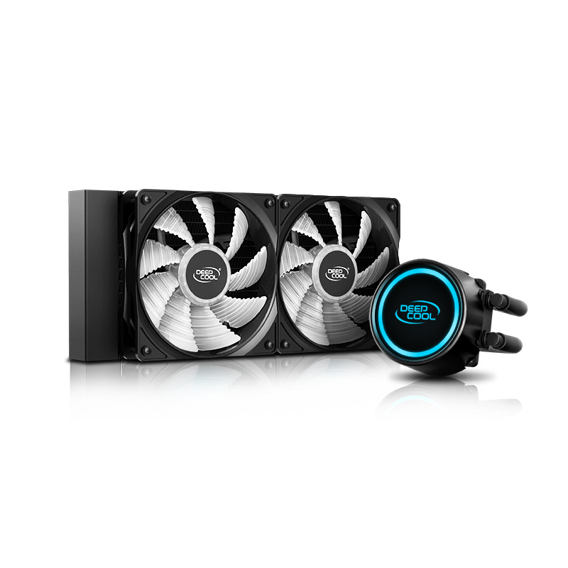 120/240rgb v2cpu water cooling integrated radiator, desktop silent fan