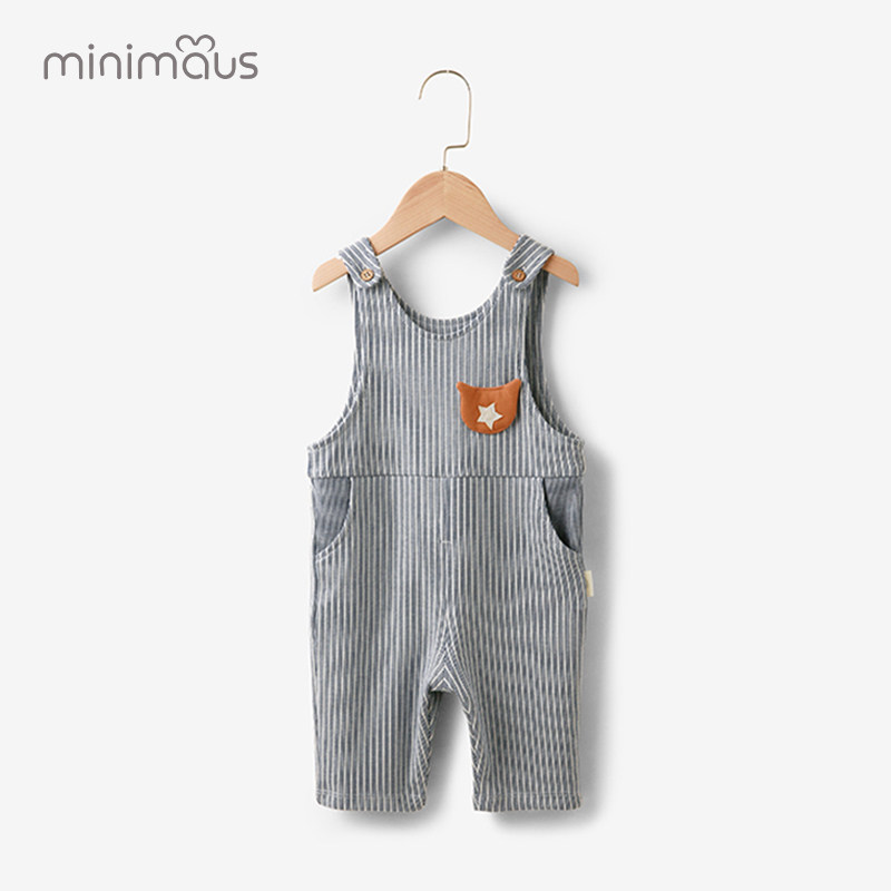 Baby holding baby bag pants female Western style 2022 new jumpsuit spring and autumn baby plaid casual spring and autumn children's wear pants