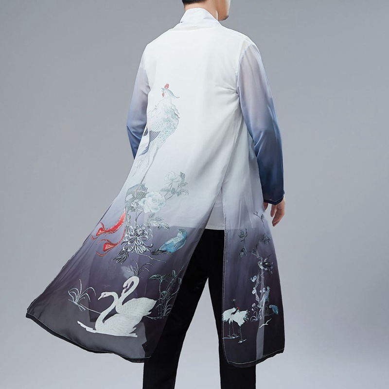 Hanfu Outer Beatshirt thin film The men's very fairy sunscreen bagel dabby dabby dabby dabby dabby draps