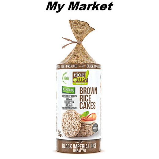 Rice Up Rice Cakes Black Imperial Unsalted Gan Teh Kee Original Brown Rice Cakes