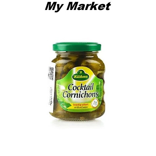 Germany] Kuhne Cocktail Cornichons 180g Canopy Chicken Tail Green Melon Can