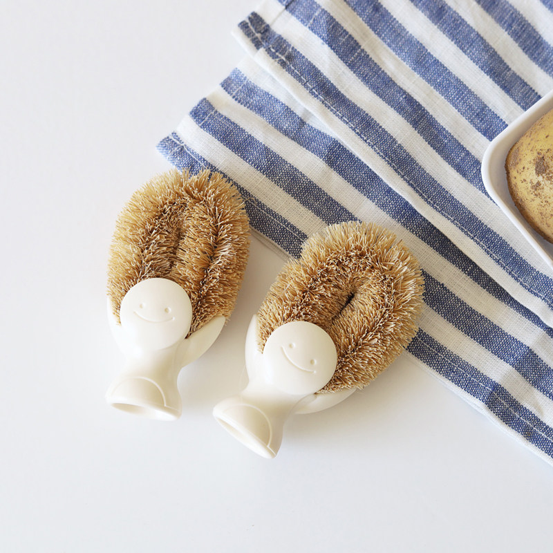 Mi - Japanese imported explosive head smile pan brush vertical palm pan brush kitchen to dilute the brush