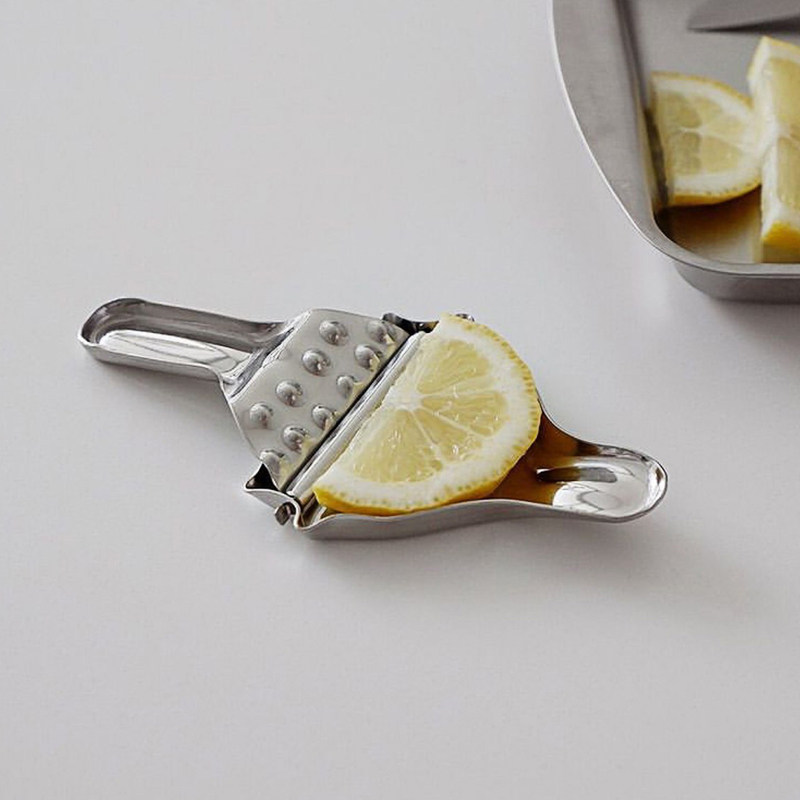Inter-Mi Canteen Single Sheet Lemon Slice Press Juice Pinch Manual Juicing Machine Mini Stainless Steel Press Juicing Machine Lemon Clip-Taobao