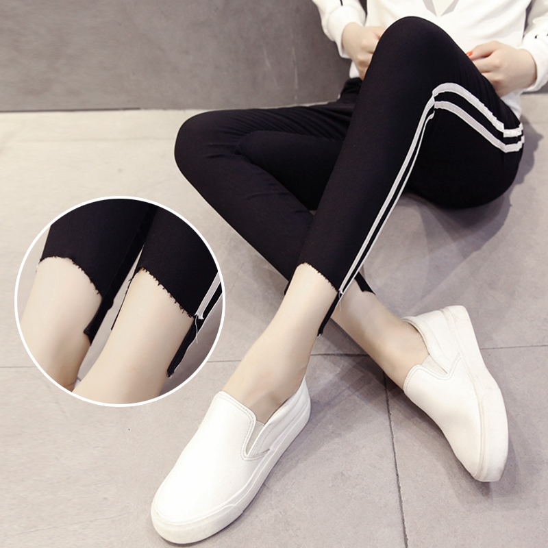 Pregnant Woman Pants 80% Short Subsummer Fashion Outside Wearing Loose Inner Lap Pants 70% Summer Thin