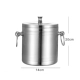 Прямое двойное кольцо ледяной бочки 1.4L