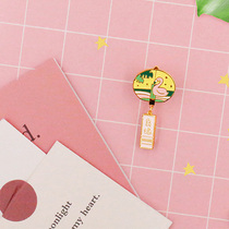Cosmic UPICK new Japanese style and wind pin open good fortune prosperous fortune blessing cute metal brooch