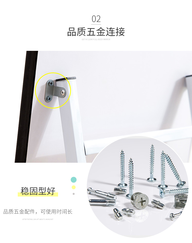 Gương cơ thể gương nhà Bắc Âu ins gió sàn gương phòng ngủ đơn giản phù hợp gương tường lớn gương dài đầy đủ - Gương gương đèn