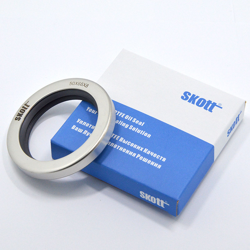 British skotto imports stainless steel oil seal double lip high-speed shaft corrosion resistant Teflon seal 50 55