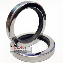 PTFE stainless steel skeleton high pressure rotary oil seal Wear-resistant screw air compressor shaft seal 85X100X10
