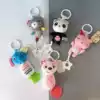 Newborn baby stroller rattle Hanging plush toy with tooth retainer Bed hanging wind bell Bed head music bell pendant Baby 0-12 months