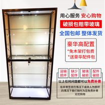 Hand-held Display Cabinet ornaments glass display cabinet prizes transparent makeup jewelry sample model boutique display cabinet