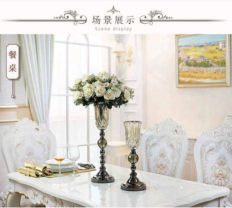 Phong cách thủ công châu Âu và Mỹ đồ trang trí mới mô hình cổ điển phòng khách phòng tiền sảnh bàn phụ kiện nhà kính pha lê dcor phòng ngủ chill