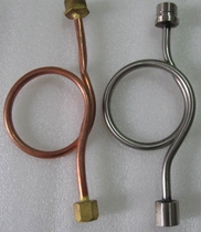 Stainless steel pressure gauge buffer tube 304 stainless steel pressure gauge coil 4-point pressure gauge buffer tube shock absorber tube