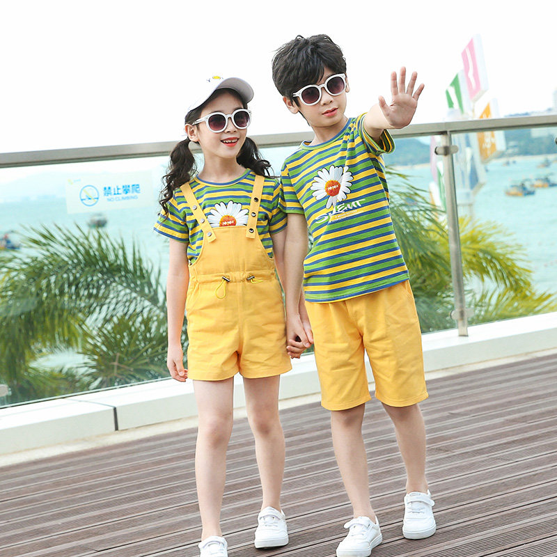 Summer children's suits for boys and girls