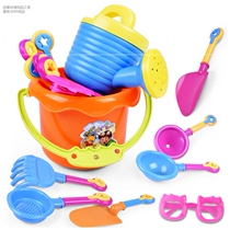 Childrens beach baby set large sand toy play water ATV digging sand large shovel tool