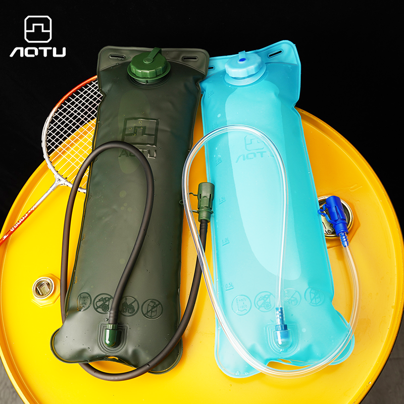 Outdoor camping drinking water bag portable large capacity foldable soft water bag thick plastic drinking water bag mountaineering water storage bag