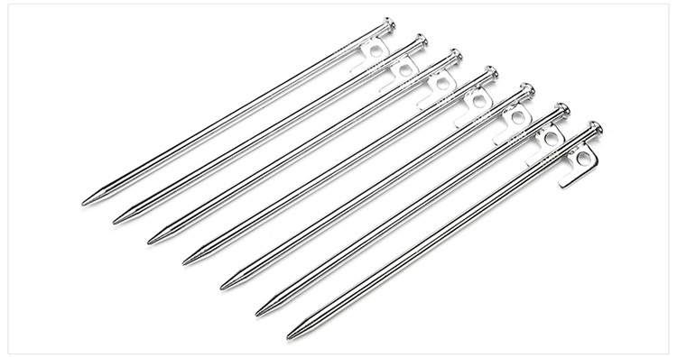 Bump ngoài trời 30 CM tán lều móng tay thép táo móng tay bãi biển tuyết nail lều phụ kiện AT6541 đèn cắm trại naturehike