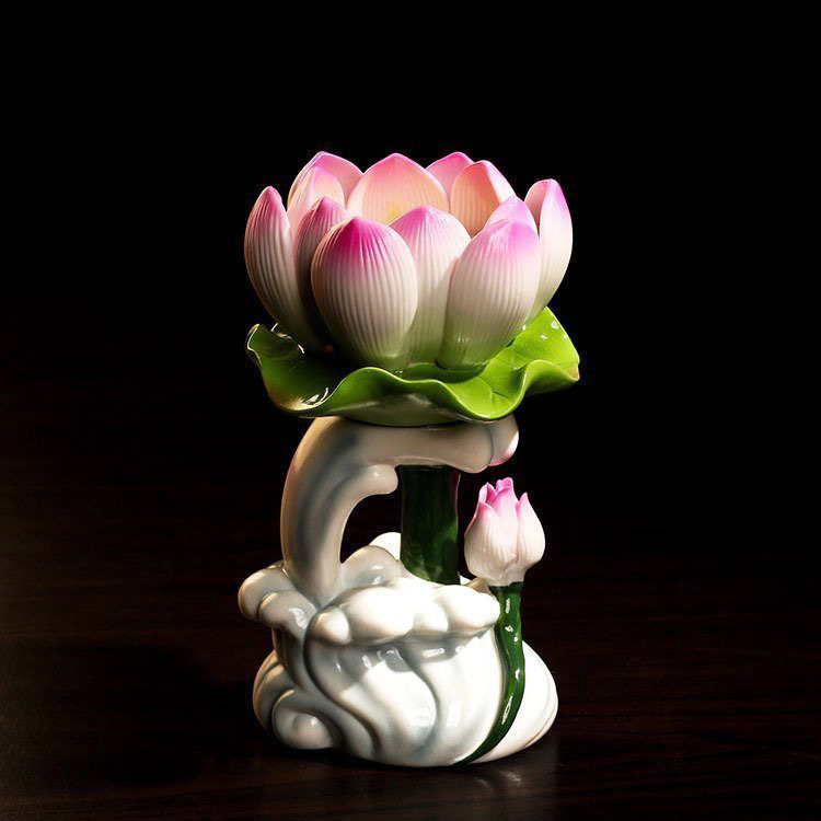 Ceramic water wave Lotus lamp for Buddha Ghee lamp holder Changming Lamp Candle holder Base for Buddha lamp holder for Buddha lamp holder for Buddha lamp holder for Buddha lamp holder for Buddha lamp holder for Buddha lamp Holder for Buddha lamp Holder for Buddha lamp Holder for Buddha lamp holder