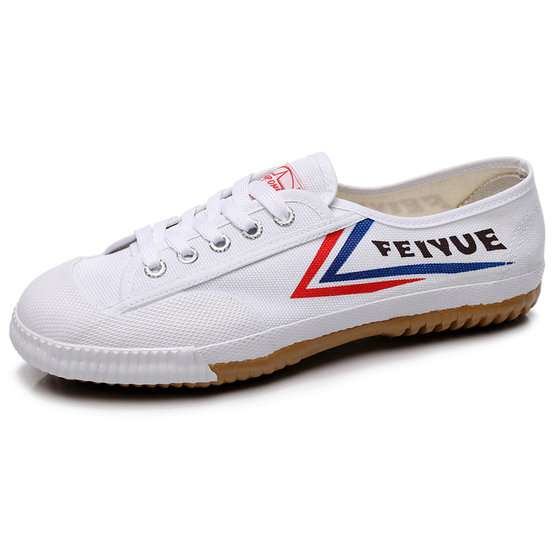 Feiyue martial arts canvas shoes, students' physical examination, track and field running shoes, domestic casual shoes, morning exercises, men's and women's couple's white shoes