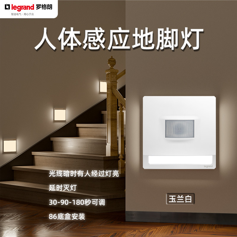 TCL Roguerren Human Sensing Soundlights Ceramic White LED Light Induction Stairway Light Light Light Light