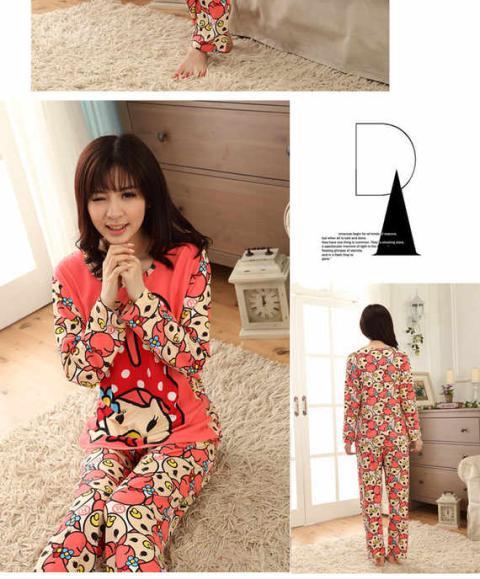 Mùa xuân và mùa thu Mùa đông Bộ đồ ngủ bé trai lớn cho bé gái Áo dài cotton 12-13-14-15-16 Năm học sinh trung học cơ sở bộ đồ the thao nữ hàng hiệu