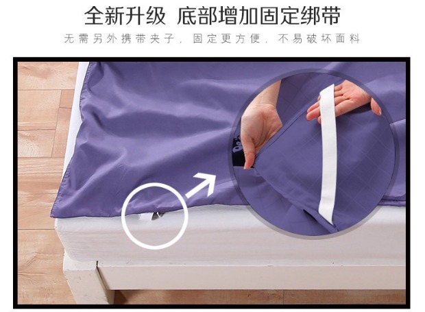 Du lịch Du lịch Túi xách tay bẩn trong nhà Đơn đôi Khách sạn du lịch Khách sạn chăn chống bẩn Tấm bông Han - Túi ngủ túi ngủ cho trẻ sơ sinh