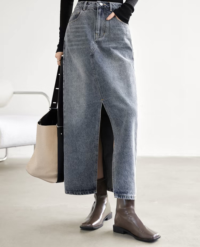 Long Slit Skirt