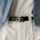 Корейский покупательский ремень GP leather D в американском ретро стиле y2k hot girl jeans belt fashion all-match cleanfit mini 4