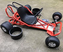  168CC homemade four-wheel drift kart frame modified kart accessories full set of frame steering 5 inch tire