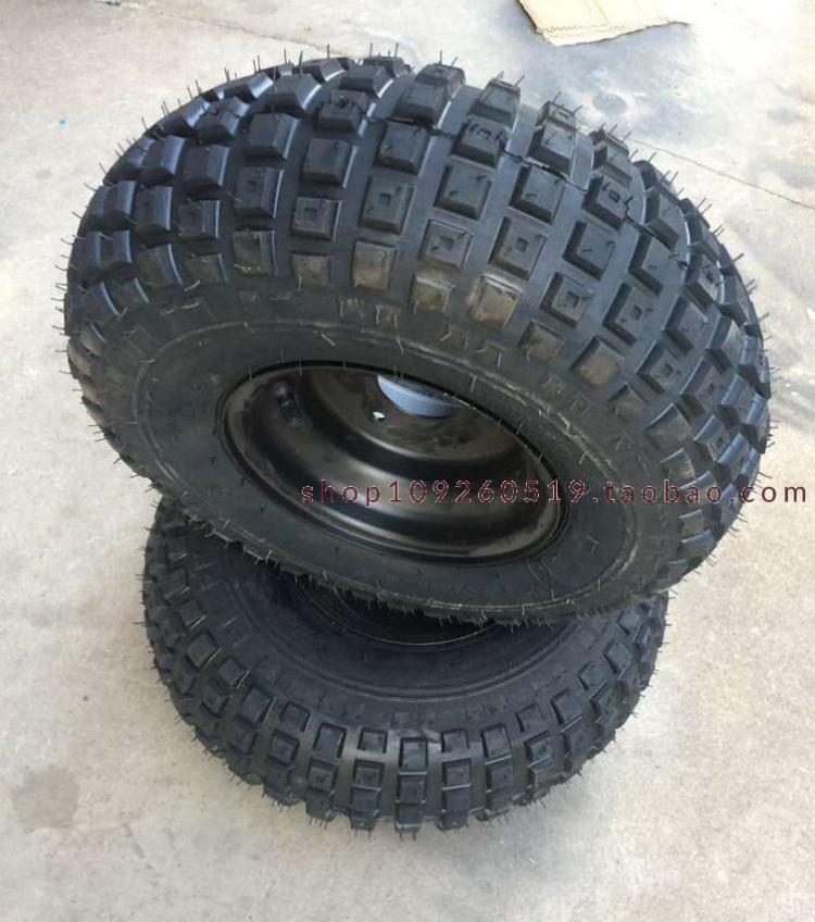 DIY bốn bánh xe máy ATV kart phụ kiện 7 inch chân không vuông lốp 16X8-7 inch vành xe honda lead