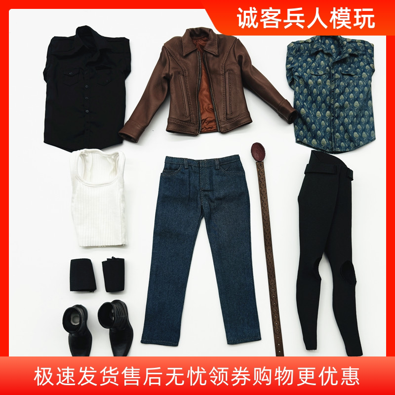 In Stock 1/6 Scale Action Figure Wolverine 5.0 Leather Jacket, Jeans, Shirt, T-Shirt, Clothing, Belt, Accessories, Etc. Not Ht