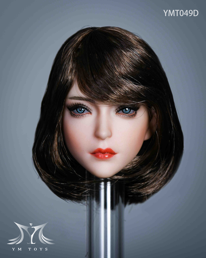 Ymt049d Deposit, Full 150Pre sale YMTOYS   1 / 6   Hair transplantation beauty Head carving   orange   YMT049   fit collocation Encapsulation female Plastid Man soldier