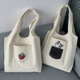 Японская школьная юбка для школьников, шоппер, сумка, вместительная и большая портативная барсетка, тканевый мешок