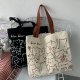 Вместительный и большой шоппер, сумка на одно плечо, ранец, подходит для студента