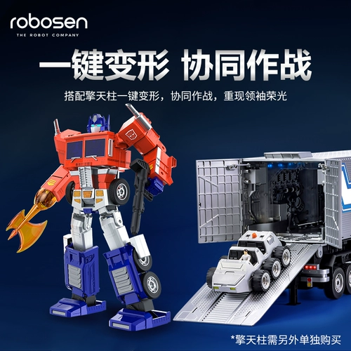 乐森 19 -Inch App Voice Automatic Deformed Optimus Prime+Флагманская версия Carriage Sat содержит ограниченные специальные графики