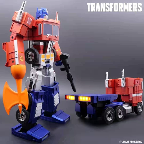 乐森 19 -Inch App Voice Automatic Deformed Optimus Prime+Флагманская версия Carriage Sat содержит ограниченные специальные графики